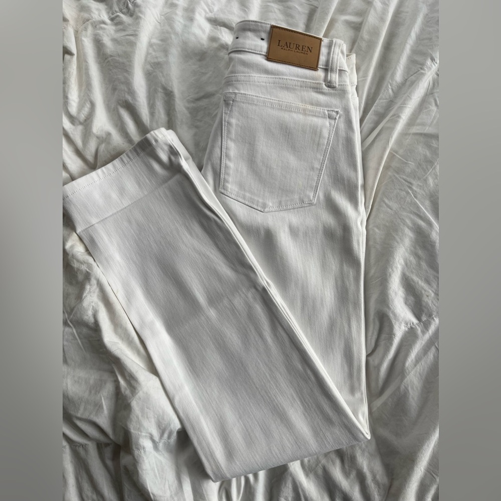 LAUREN by Ralph Lauren White Denim